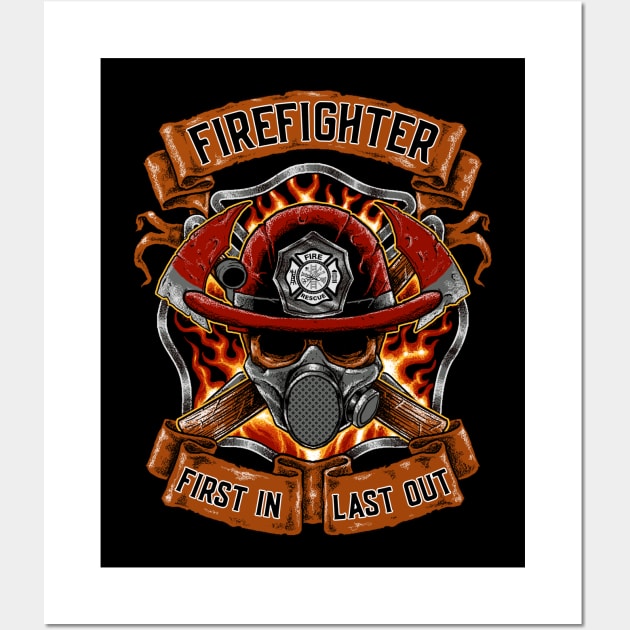 Fire fighter Wall Art by akawork280